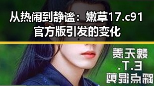 从热闹到静谧：嫩草17.c 91官方版引发的变化