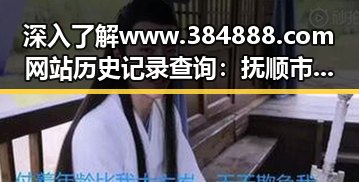 深入了解www.384888.com网站历史记录查询:抚顺市用户的便利工具