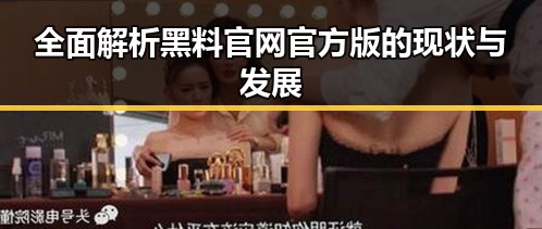 全面解析黑料 官网官方版的现状与发展