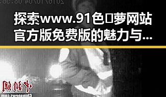 探索 www.91色😍萝网站官方版免费版的魅力与影响