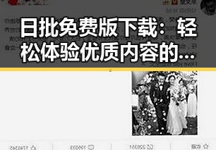 日批免费版下载：轻松体验优质内容的最佳选择