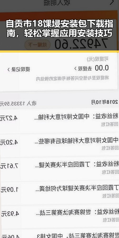 自贡市18馃埐安装包下载指南，轻松掌握应用安装技巧