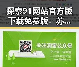 探索91网站官方版下载免费版：苏州市用户的新选择