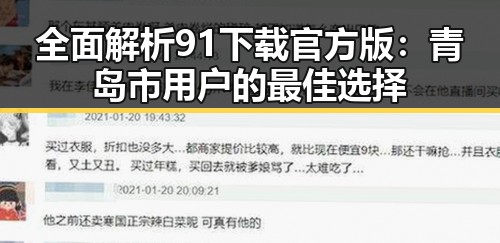 全面解析91下载官方版：青岛市用户的最佳选择