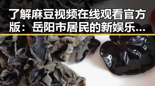 了解麻豆视频在线观看官方版：岳阳市居民的新娱乐选择