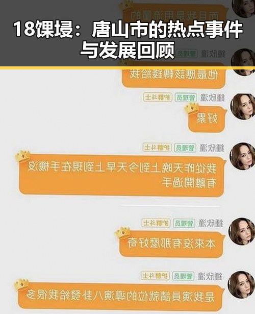 18馃埐:唐山市的热点事件与发展回顾