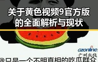 关于黄色视频9官方版的全面解析与现状