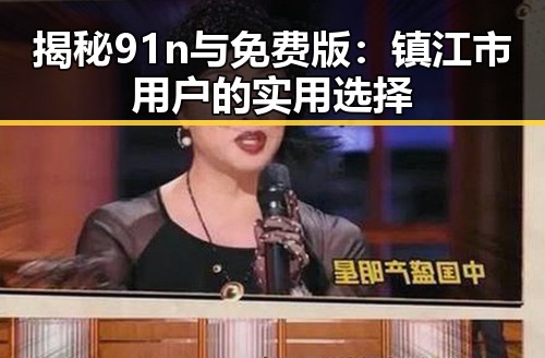 揭秘91n与免费版：镇江市用户的实用选择