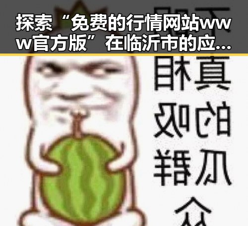 探索“免费的行情网站www官方版”在临沂市的应用与发展