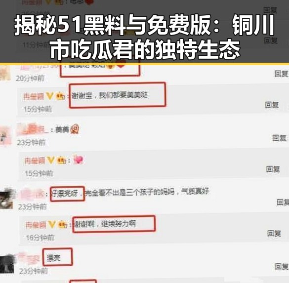 揭秘51黑料与免费版：铜川市吃瓜君的独特生态