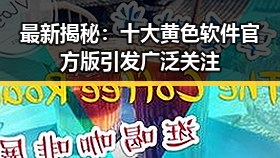 最新揭秘：十大黄色软件官方版引发广泛关注