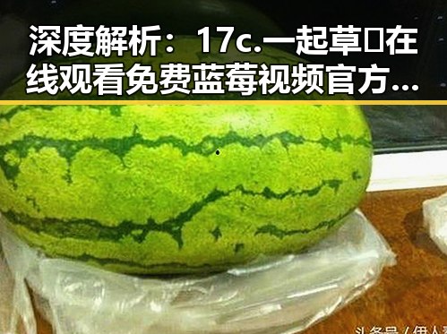 深度解析：17c.一起草🌿在线观看免费蓝莓视频官方版的背后故事