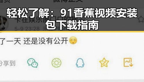 轻松了解：91香蕉视频安装包下载指南