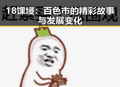 18馃埐：百色市的精彩故事与发展变化