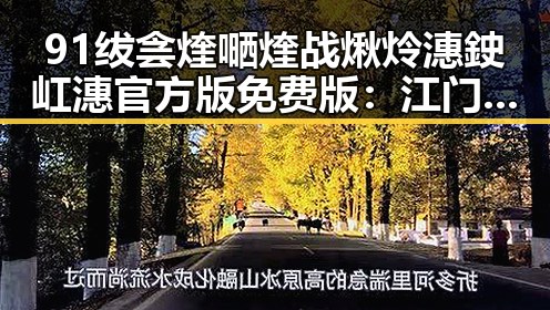 91绂侌煃嗮煃战煍炩潓鉂屸潓官方版免费版：江门市最新体验指南