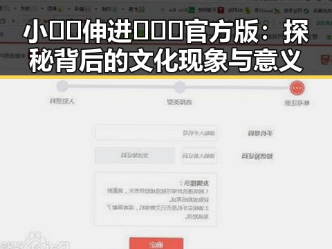 小🐔🐔伸进🈲🔞🔞官方版：探秘背后的文化现象与意义