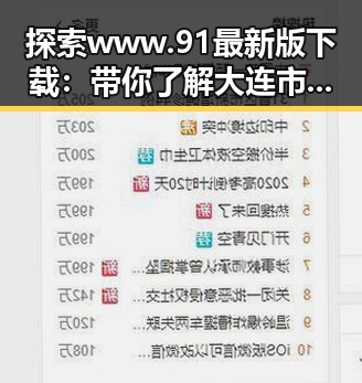 探索 www.91最新版下载：带你了解大连市的最新软件下载趋势
