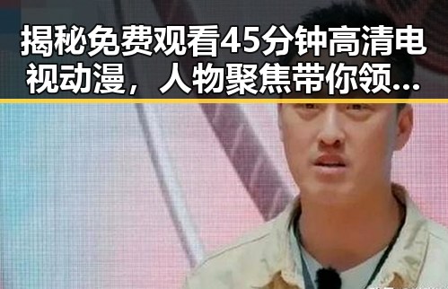 揭秘 免费观看45分钟高清电视动漫，人物聚焦带你领略精彩瞬间