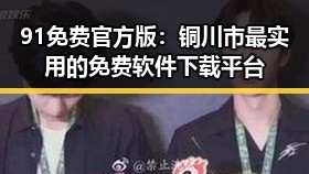 91免费官方版：铜川市最实用的免费软件下载平台