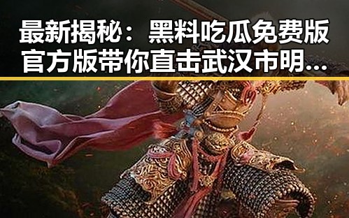 最新揭秘：黑料吃瓜免费版官方版带你直击武汉市明星动态