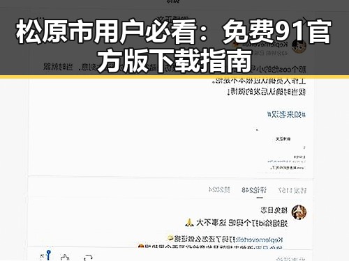 松原市用户必看：免费91官方版下载指南