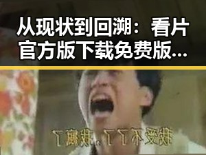 从现状到回溯:看片官方版下载免费版的演变与发展
