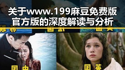 关于 www.199麻豆免费版官方版 的深度解读与分析