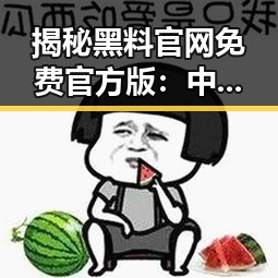 揭秘黑料 官网免费官方版:中卫市最全的娱乐资源指南
