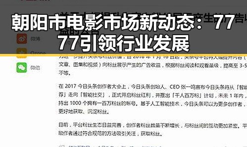 朝阳市电影市场新动态:7777引领行业发展