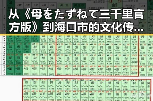从《母をたずねて三千里官方版》到海口市的文化传承:一场跨越时空的探索