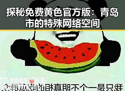 探秘免费黄色官方版:青岛市的特殊网络空间