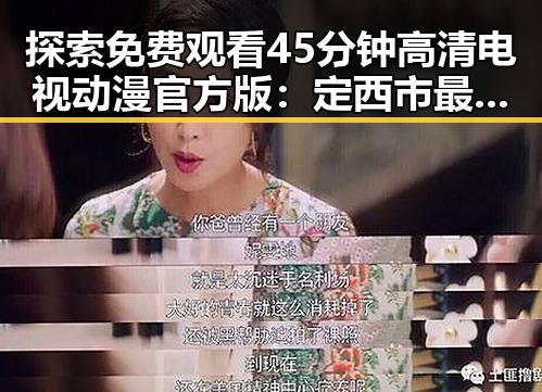 探索 免费观看45分钟高清电视动漫官方版：定西市最新动态