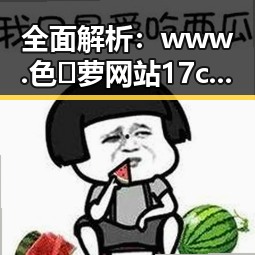 全面解析：www.色😍萝网站17c终极手册的实用价值与安全指南