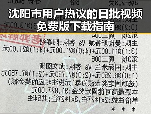 沈阳市用户热议的日批视频免费版下载指南