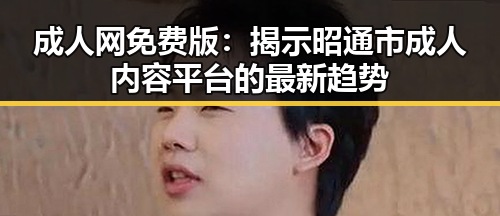成人网免费版:揭示昭通市成人内容平台的最新趋势