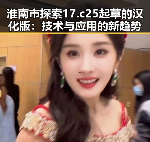 淮南市探索17.c25起草的汉化版：技术与应用的新趋势