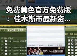 免费黄色官方免费版：佳木斯市最新资源解析与使用指南