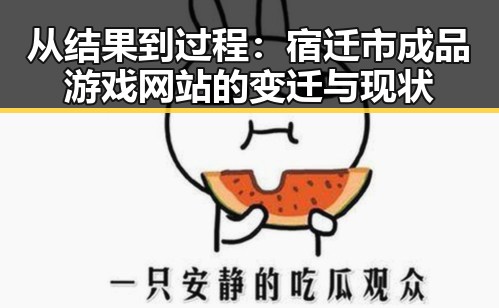 从结果到过程:宿迁市成品游戏网站的变迁与现状