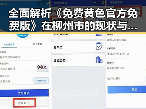全面解析《免费黄色官方免费版》在柳州市的现状与发展