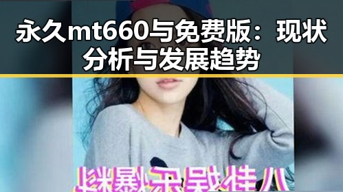 永久mt660与免费版：现状分析与发展趋势