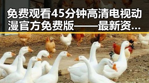 免费观看45分钟高清电视动漫官方免费版——最新资源分享
