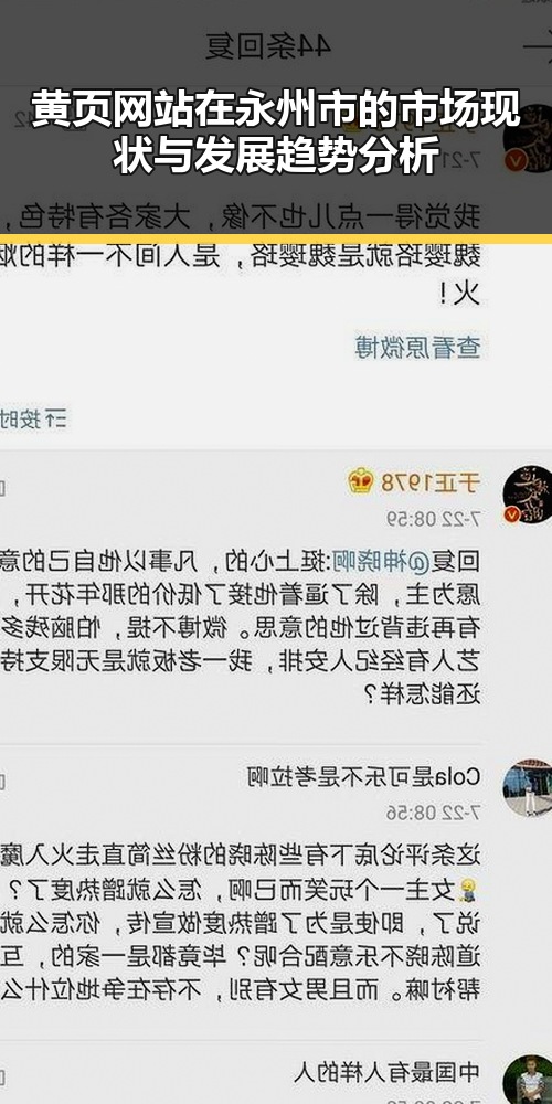 黄页网站在永州市的市场现状与发展趋势分析