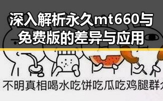 深入解析永久mt660与免费版的差异与应用