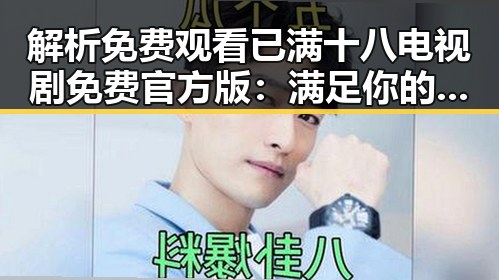 解析 免费观看已满十八电视剧免费官方版:满足你的所有观看需求