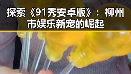 探索《91秀安卓版》：柳州市娱乐新宠的崛起