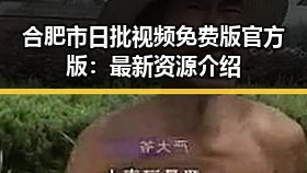 合肥市日批视频免费版官方版:最新资源介绍