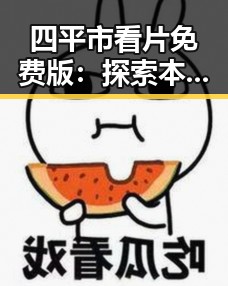 四平市看片免费版：探索本地优质免费观影资源