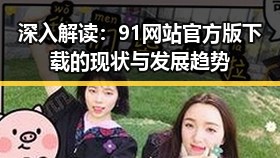 深入解读：91网站官方版下载的现状与发展趋势