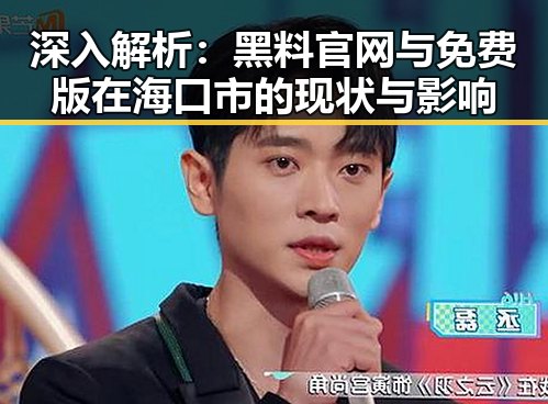 深入解析:黑料 官网与免费版在海口市的现状与影响