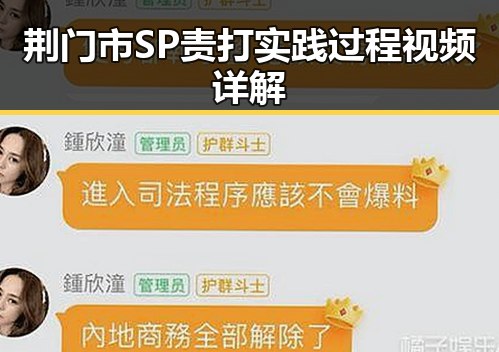 荆门市SP责打实践过程视频详解